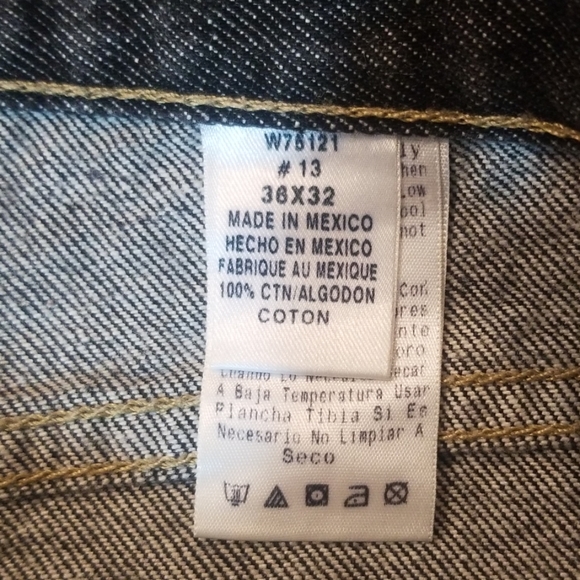 C20 Men's Black Wash Jean's 36 X 32 (M30) - Picture 4 of 5